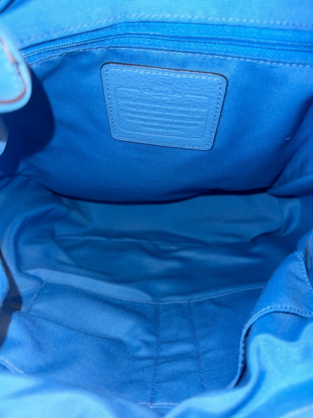 Coach gorgeous Billie Pebble leather like new backpack free shipping - Picture 15 of 16